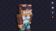 Join worlds as a member of the DK family with this excessively detailed Funky Kong skin (Image via Bloodvile/NameMC)